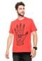 Camiseta O'Neill Hands Of Srila Vermelha - Marca O'Neill