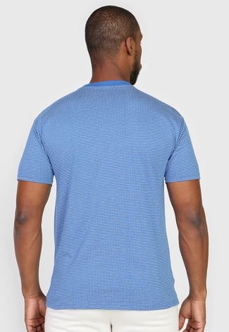 Camiseta Malwee Padronagens Azul