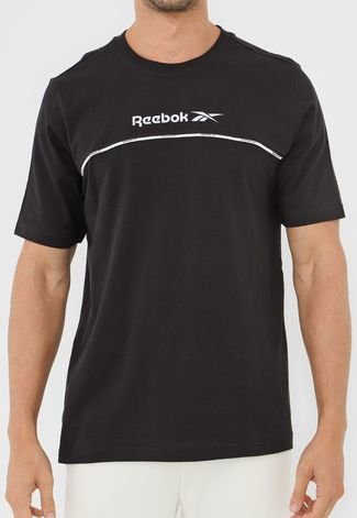 Camiseta Reebok Cl F Linear Preta - Compre Agora