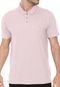 Camisa Polo Reserva Reta Padronagem Rosa - Marca Reserva