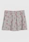 Short-Saia GAP Floral E Folhagem Cinza - Marca GAP