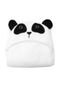 Manta com Capuz Lepper Bebê Panda Bordado Branco 76 x 1,02 - Marca Lepper
