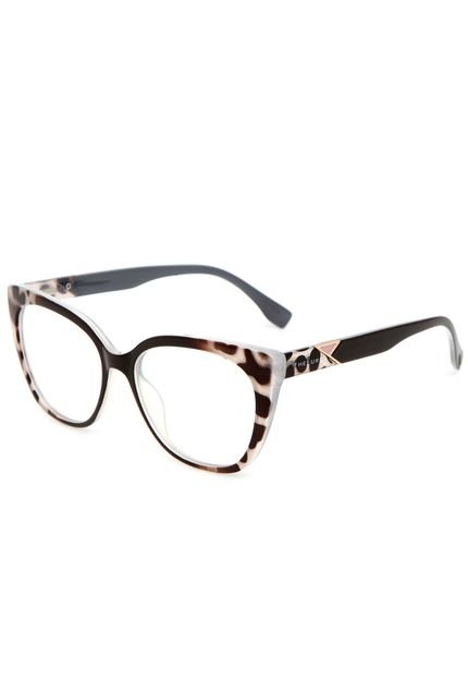 Óculos de Grau Thelure Oncinha Marrom/Branco - Marca Thelure