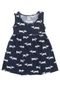 Vestido Hering Kids Estampa Azul Marinho - Marca Hering Kids