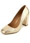 Scarpin DAFITI SHOES Metalizado Dourado - Marca DAFITI SHOES