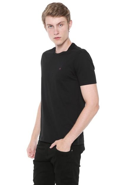 Camiseta Calvin Klein Slim Flamê Preta - Marca Calvin Klein