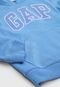 Blusa Infantil de Moletom GAP Logo Azul - Marca GAP