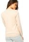 Cardigan Malwee Canelado Nude - Marca Malwee