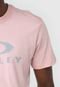 Camiseta Oakley Bark Ss Rosa - Marca Oakley