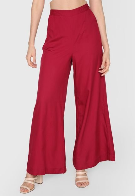 Calça Mercatto Pantalona Lisa Vermelha - Marca Mercatto