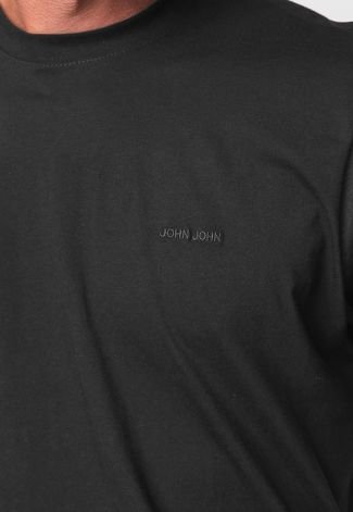 Camiseta John John New Dirty Preta