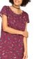 Vestido Triton Curto Estampado Roxo - Marca Triton