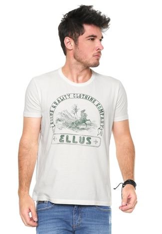 Camiseta Ellus Vintage Off-white