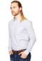 Camisa Calvin Klein Slim Azul - Marca Calvin Klein