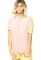 Blusa Canal Recortes Rosa - Marca Canal