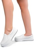 Tênis Lumiss Slip On Iate Sintético Branco - Marca Amorelle