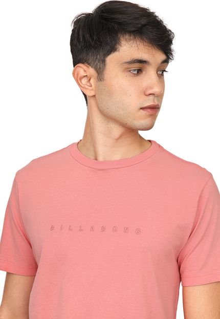 Camiseta Billabong Rough Tee Rosa - Marca Billabong