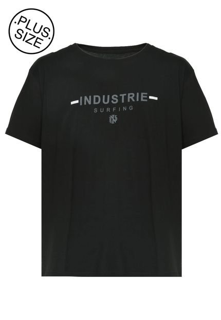 Camiseta Manga Curta Industrie Estampada Preta - Marca Industrie