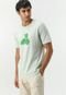Camiseta Hering Folhas Verde - Marca Hering