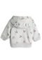 Jaqueta GAP Infantil Floral Cinza - Marca GAP