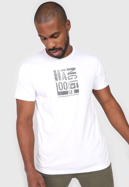 Camiseta Hang Loose Typo Branca - Marca Hang Loose