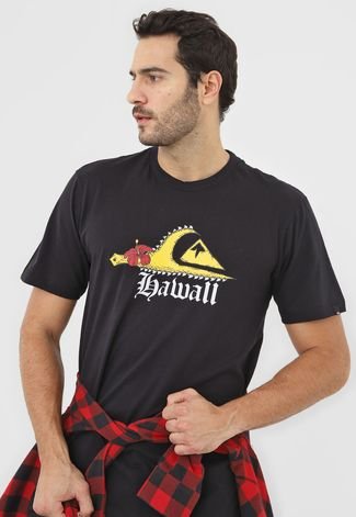 Camiseta Quiksilver Hi Ax Preta Compre Agora Dafiti Brasil