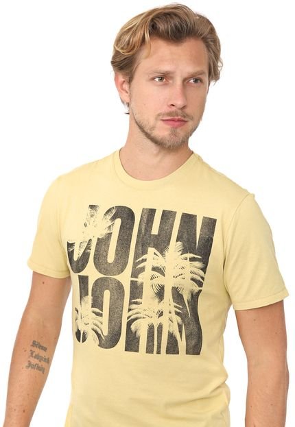 Camiseta John John Estampada Amarela - Marca John John