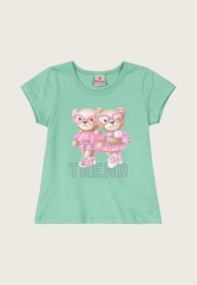 Camiseta Infantil Brandili Sakura Rosa - Compre Agora