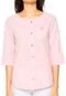 Camisa Meiling Bolsos Rosa - Marca Meiling