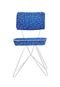 Cadeira Retrô Branca e Azul Romero Britto DAF - Marca Daf