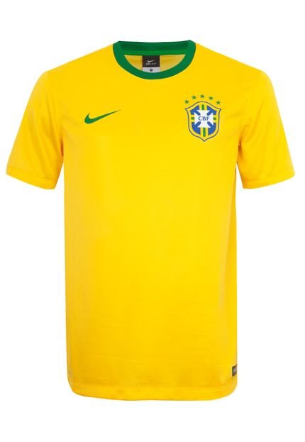 Camisa Nike Brasil Supporters Varsity Amarela - Marca Nike