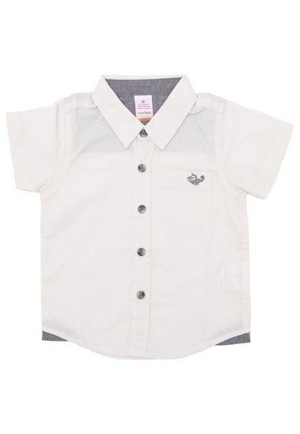 Camisa Marisol Bebê Menino Branca - Marca Marisol