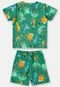Pijama Curto Infantil Masculino Up Baby Verde - Marca Up Baby