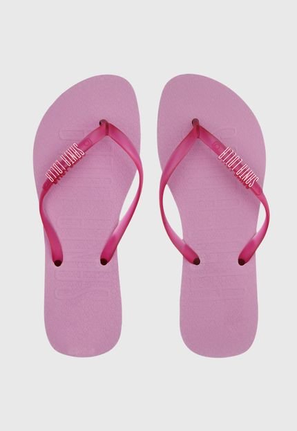 Chinelo Santa Lolla Aplicado Do Logo Rosa - Marca Santa Lolla