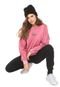 Moletom Flanelado Fechado adidas Originals Sweat Rosa - Marca adidas Originals