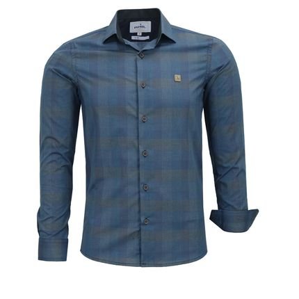 Camisa Adulto Xadrez Slim Original Amil Exclusivo Top cor 14 - Marca Amil