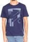 Camiseta Calvin Klein Jeans Estampada Azul - Marca Calvin Klein Jeans