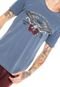 Camiseta Von Dutch  Estampada Azul - Marca Von Dutch 