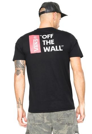 Camiseta Vans Off The Wall III  Preta