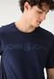 Camiseta John John Reta Logo Azul-Marinho - Marca John John