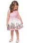 Vestido Infantil Milon Rosa - Marca Milon