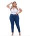 Calça Feminina Jeans Plus Skinny Pala Coração E Pence L2/3 - Marca Razon Jeans