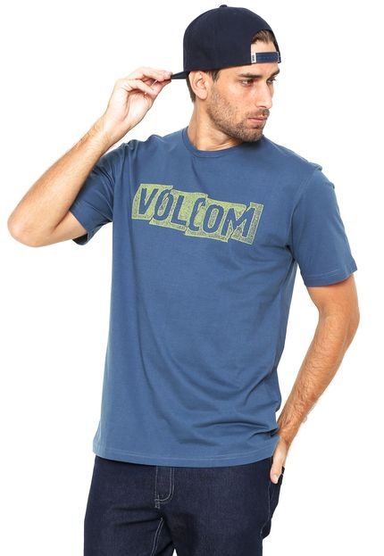 Camiseta Volcom Silk Edge Azul - Marca Volcom