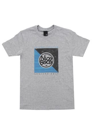 Camiseta Nicoboco Menino Frontal Cinza