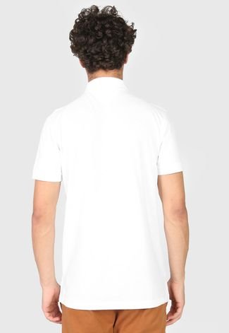 Camisa Polo Tommy Hilfiger Reta Lisa Branca - Compre Agora