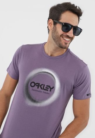Camiseta Oakley Thermonuclear Aurea Roxa