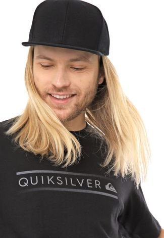 Camiseta Quiksilver Fills Preta