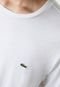 Camiseta Masculina em Jérsei de Algodão Pima com Gola Redonda  Branco - Marca Lacoste