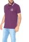 Camisa Polo Tommy Hilfiger Regular Fit Estampa Roxa - Marca Tommy Hilfiger