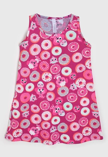 Camisola Malwee Liberta Infantil Donuts Rosa - Marca Malwee liberta